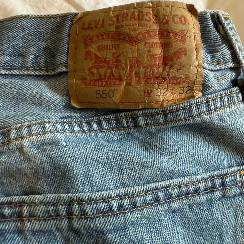 Levi's Light Blue Straight Men's Jeans - Picture 3 of 4